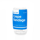 Rolled crepe bandage.