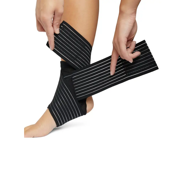 Blue Dot Elastic Wraparound Support Ankle Brace