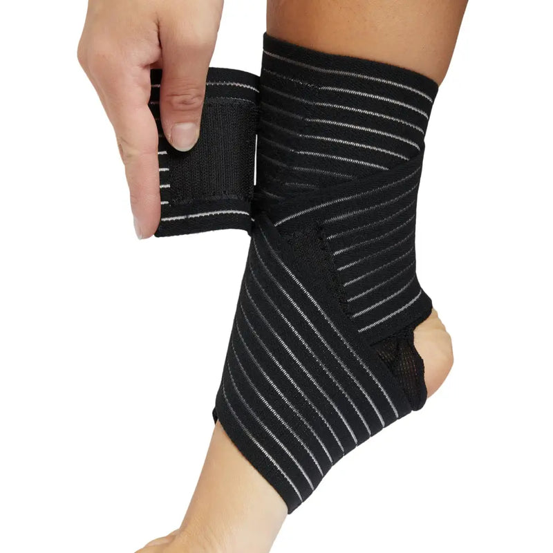 Blue Dot Elastic Wraparound Support Ankle Brace