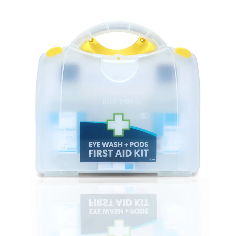 Blue Dot Eye Wash Bottles and Pods First Aid Kit in PGB Box