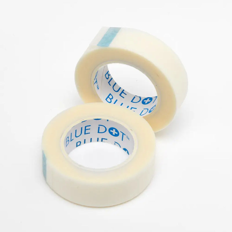 Blue Dot Microporous Tape 1.25cm x 10m