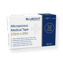 Blue Dot Microporous Tape 2.5cm x 10m - Box 12