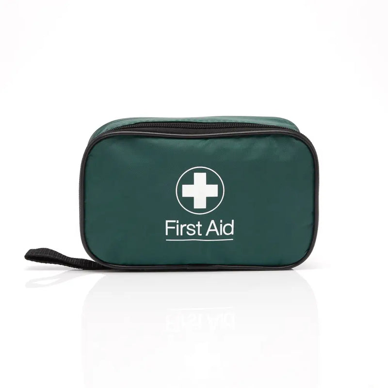 Blue Dot Small Vehicle First Aid Kit in Green Bag