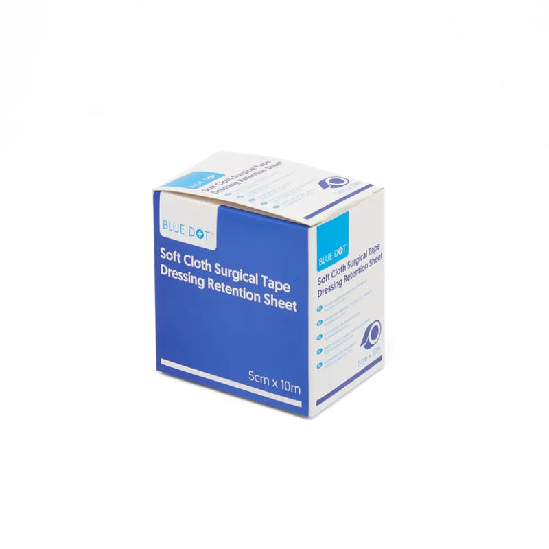 Blue Dot Soft Cloth Tape - 5cm x 10m
