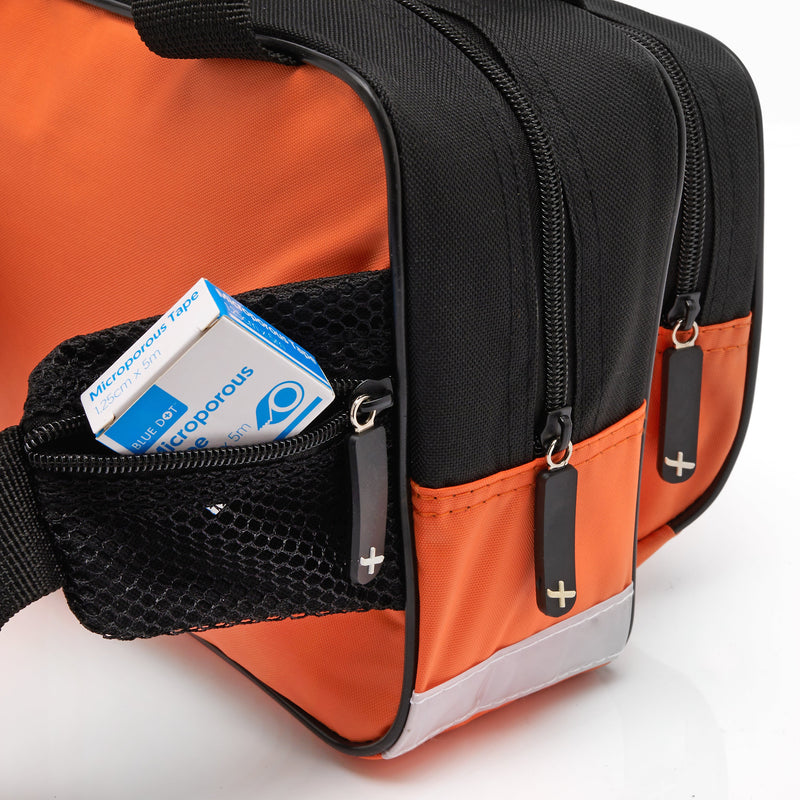 Blue Dot Sports First Aid Kit in Orange Bag