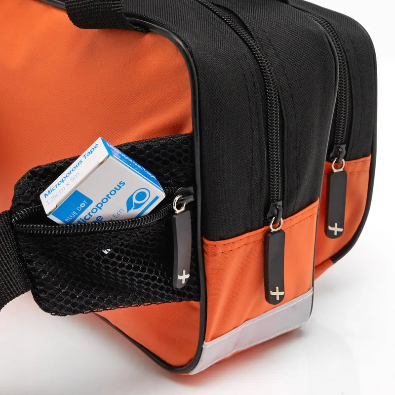 Blue Dot Sports First Aid Kit in Orange Bag