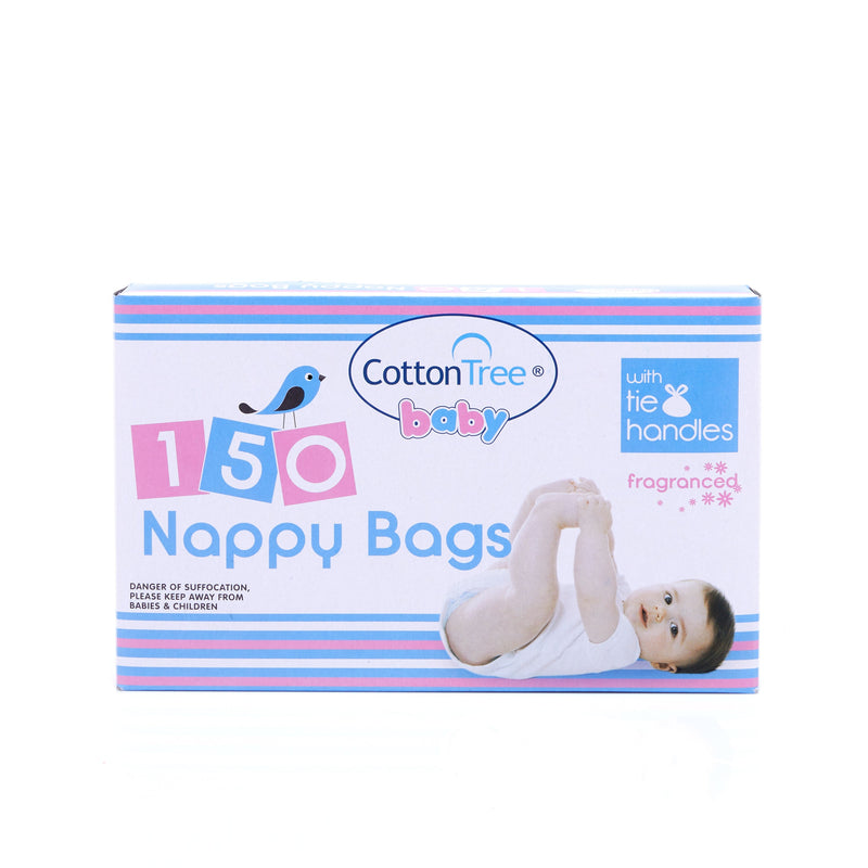 Cotton Tree Fragranced Nappy Bags With Handles (Pack 150)