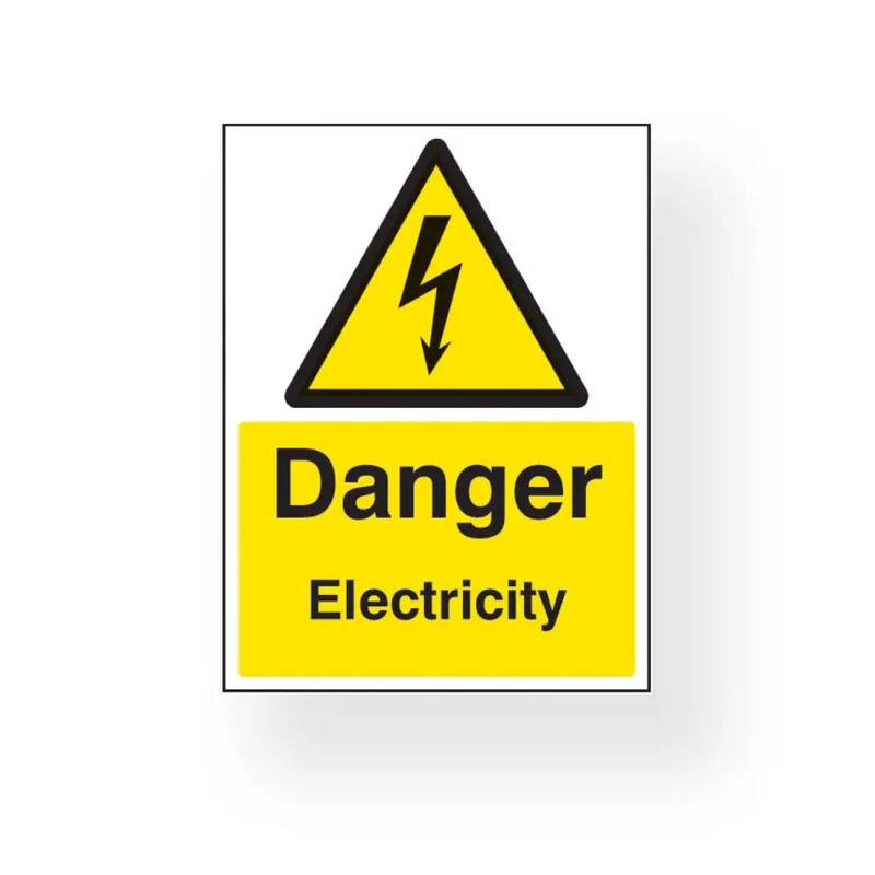Danger Electricity Sign 20cm x 15cm