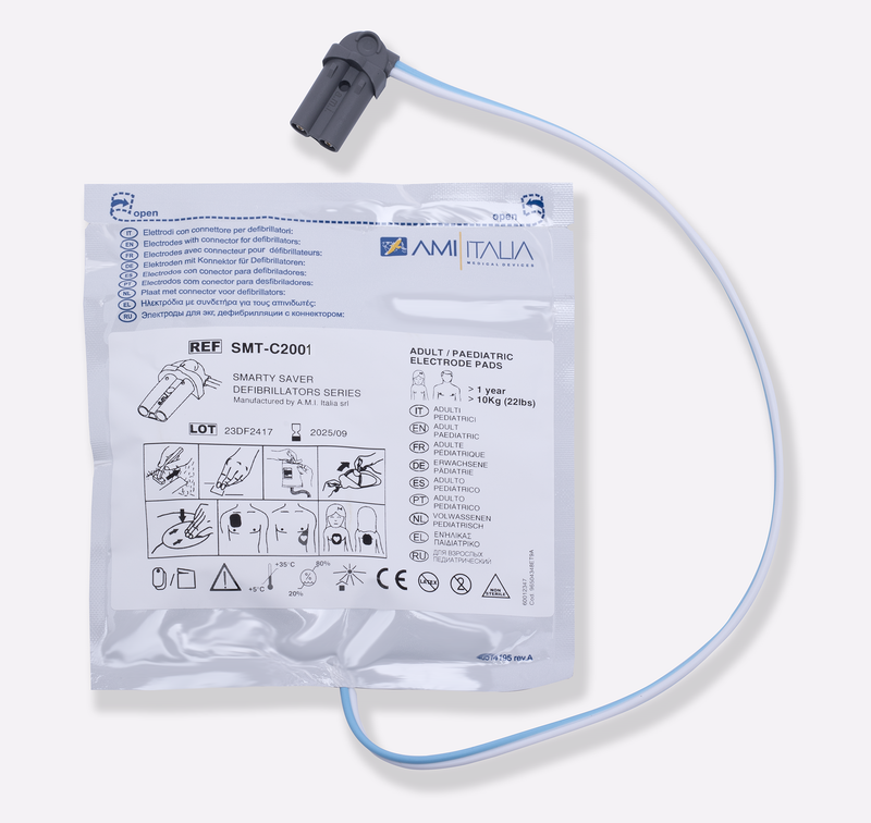 Disposable Universal Preconnected Defibrillator Pads