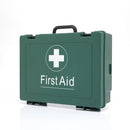 Empty Large Green First Aid Box with Molded Handle