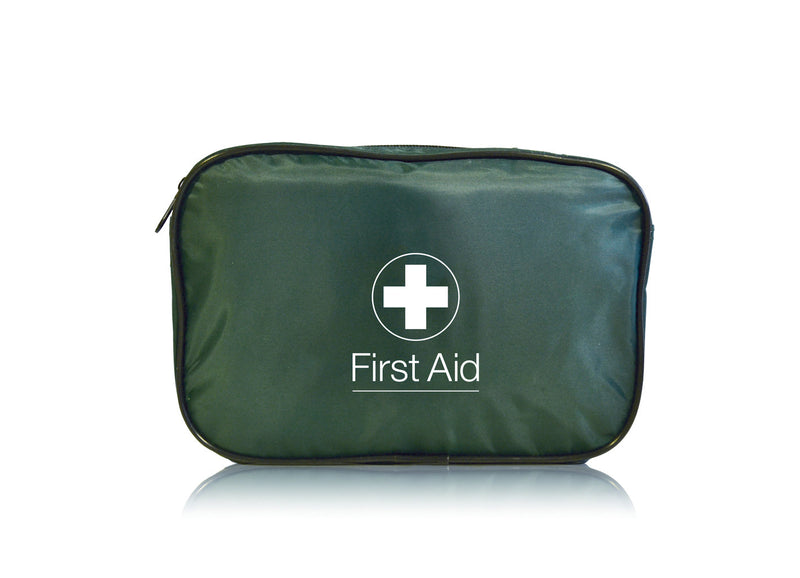 Empty Medium Green First Aid Bag