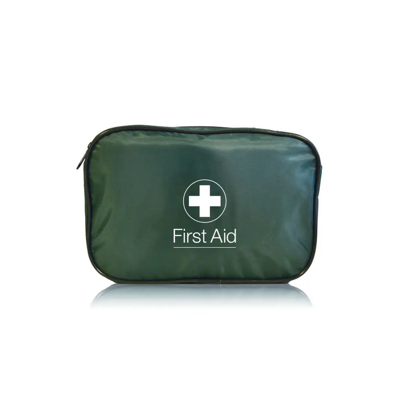 Empty Medium Green First Aid Bag