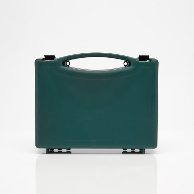 Empty Small Green First Aid Box with Moulded Handle