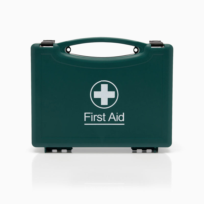 Empty Small Green First Aid Box with Moulded Handle