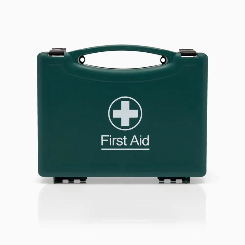 Empty Small Green First Aid Box with Moulded Handle