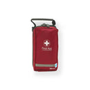 Empty Small Red Top Handle First Aid Bag