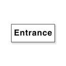 Entrance Sign 30cm x 10cm