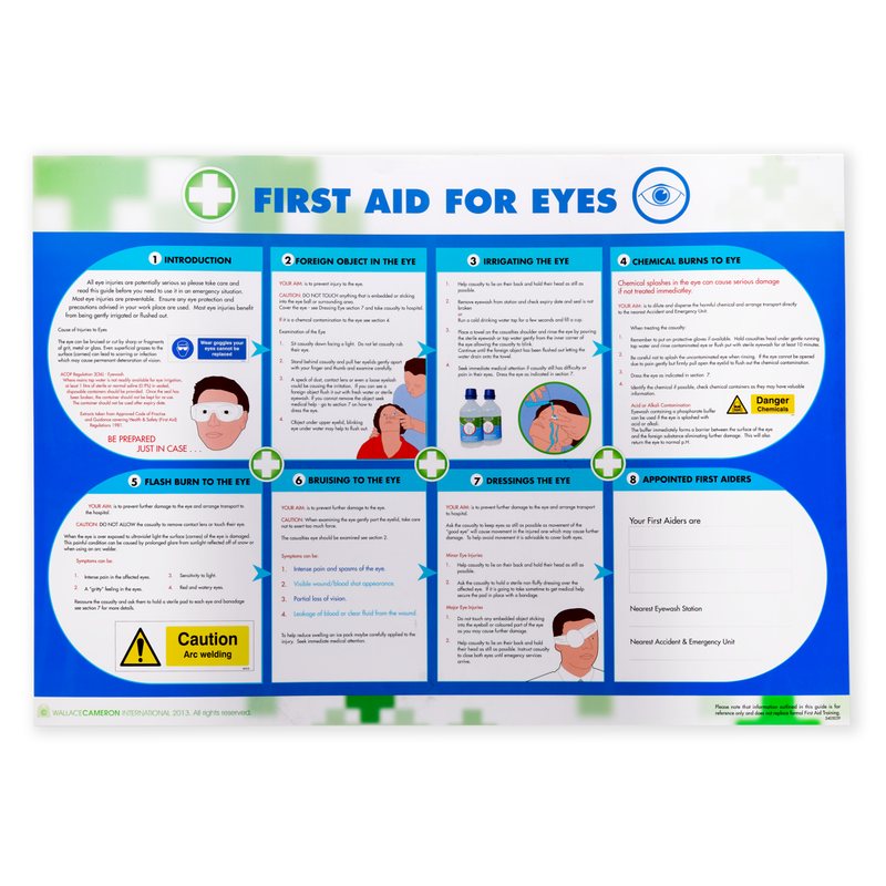 First Aid for Eyes Poster