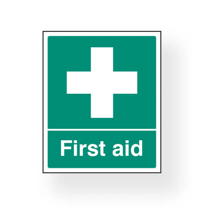 First Aid Sign 25cm x 30cm
