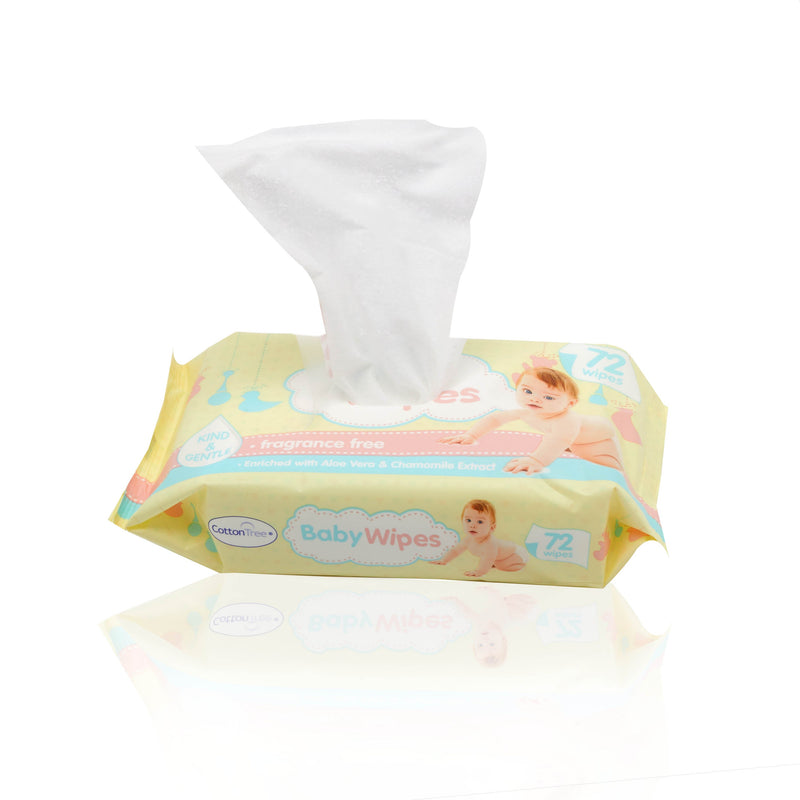 Fragrance-Free Baby Wipes (Pack 72)