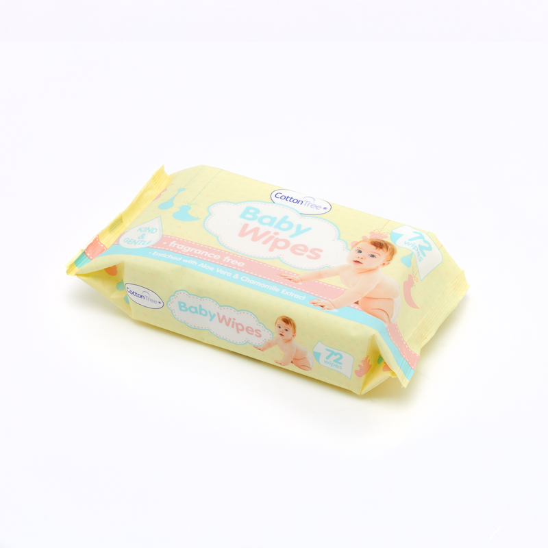 Fragrance-Free Baby Wipes (Pack 72)