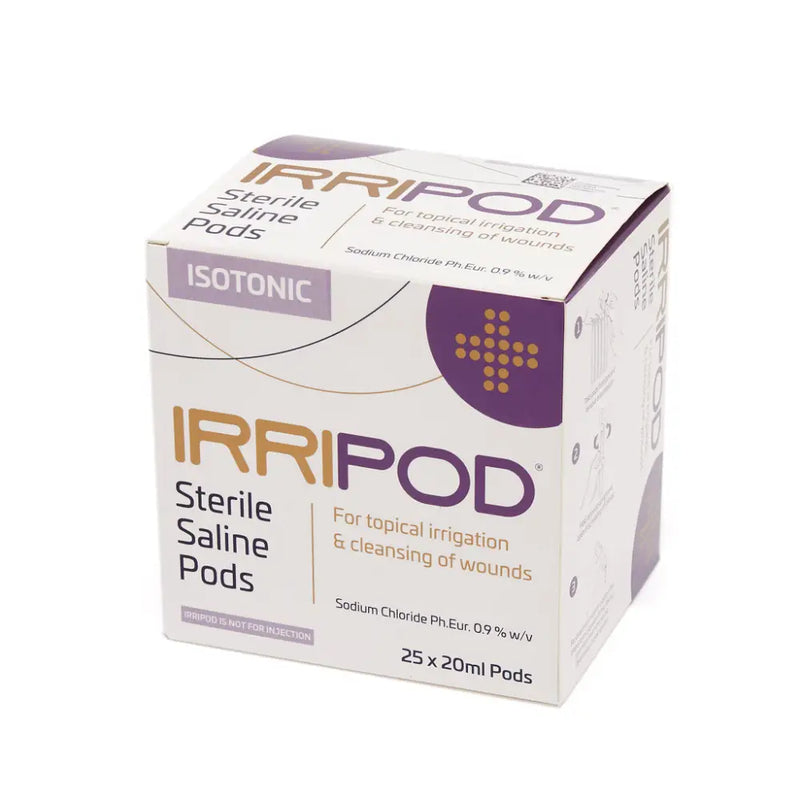Irripod 20ml Sodium Chloride Irrigation Pods 0.9% (Box 25)