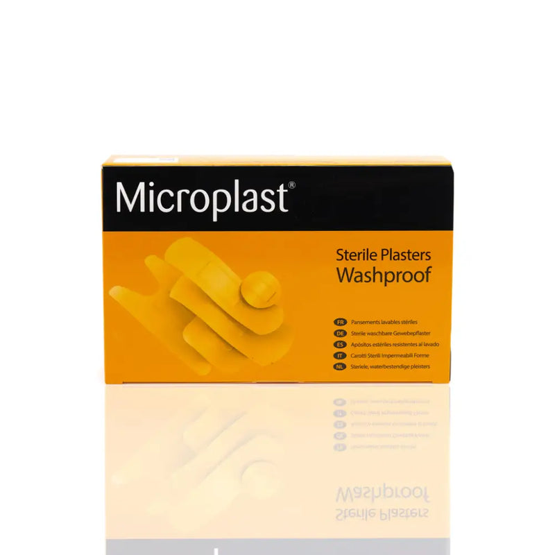 Microplast 2.2cm Washproof Spot Plasters (Box 100)