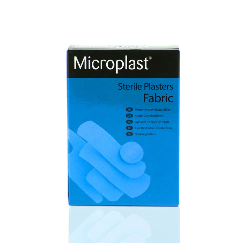 Microplast Assorted Blue Detectable Plasters (Box 40)