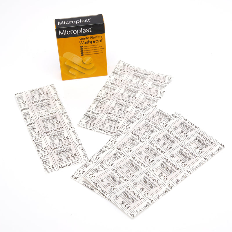 Microplast Assorted Washproof Plasters (Box 20)