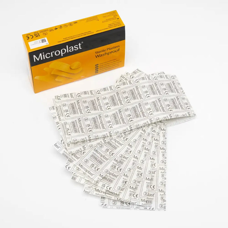 Microplast Washproof Plasters 7cm x 5cm Box 50