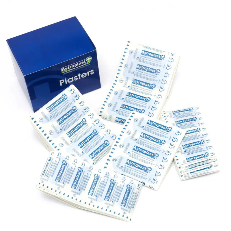 Wallace Cameron Assorted and Shaped Blue Detectable Plasters (Box 150)