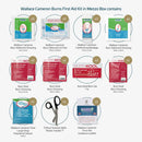 Burns first aid kit.