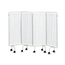 White Plastic Screen Curtains