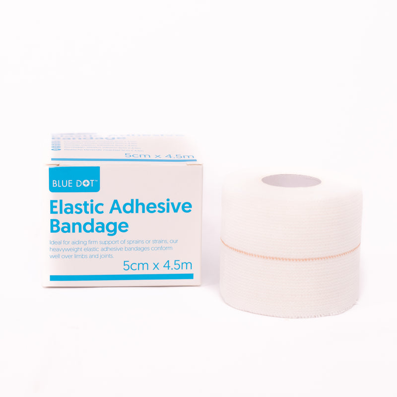 Blue Dot Elastic Adhesive Bandages