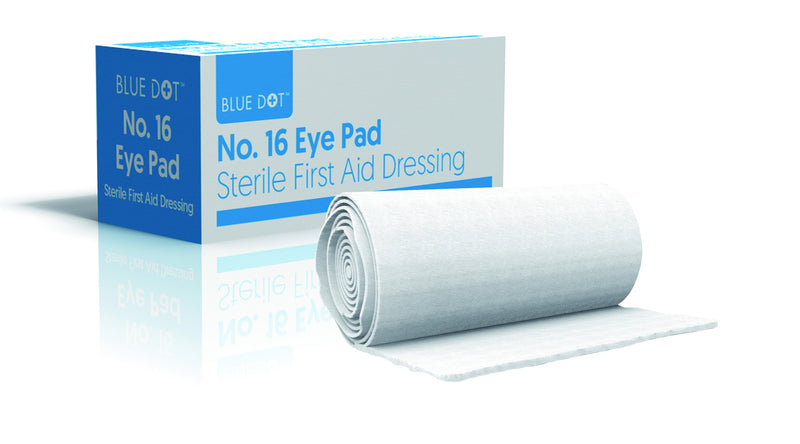 Blue Dot No16 Boxed Eye Pad & Bandage