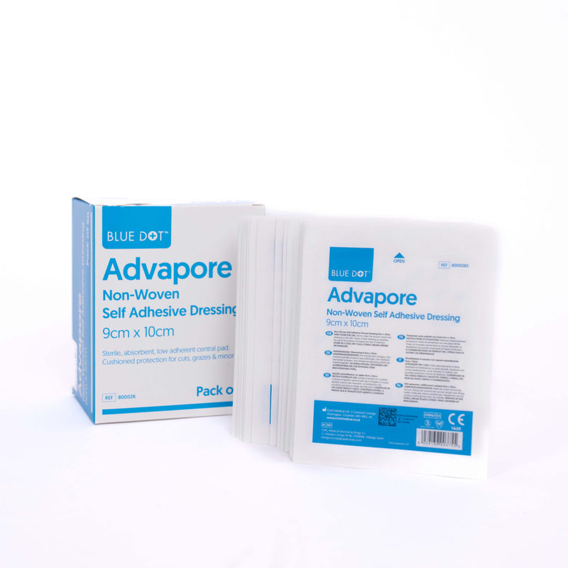 Advapore Adhesive Wound Dressing 9cm x 10cm (Pack of 50)