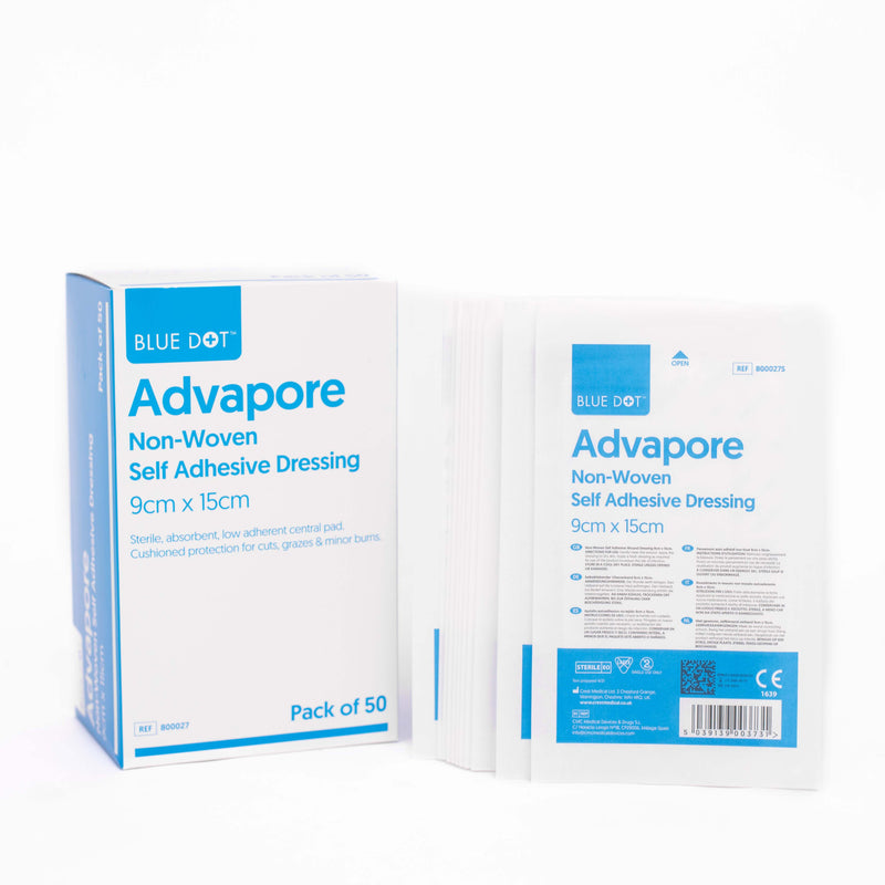 Advapore Adhesive Wound Dressing 9cm x 15cm (Pack of 50)