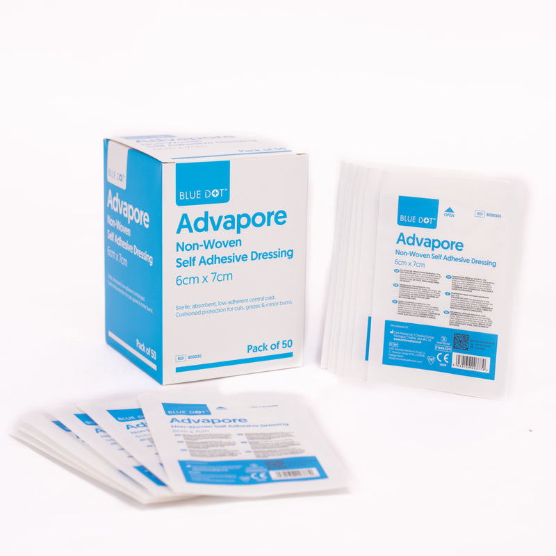 Advapore Adhesive Wound Dressing 6cm x 7cm (Pack of 50)