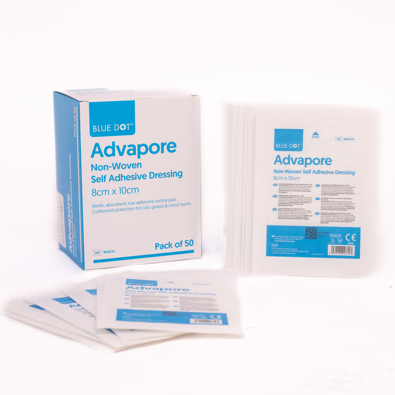 Advapore Adhesive Wound Dressing  8cm x 10cm (Pack of 50)