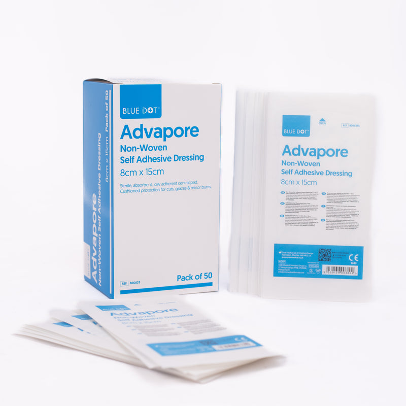 Advapore Adhesive Wound Dressing  8cm x 15cm (Pack of 50)