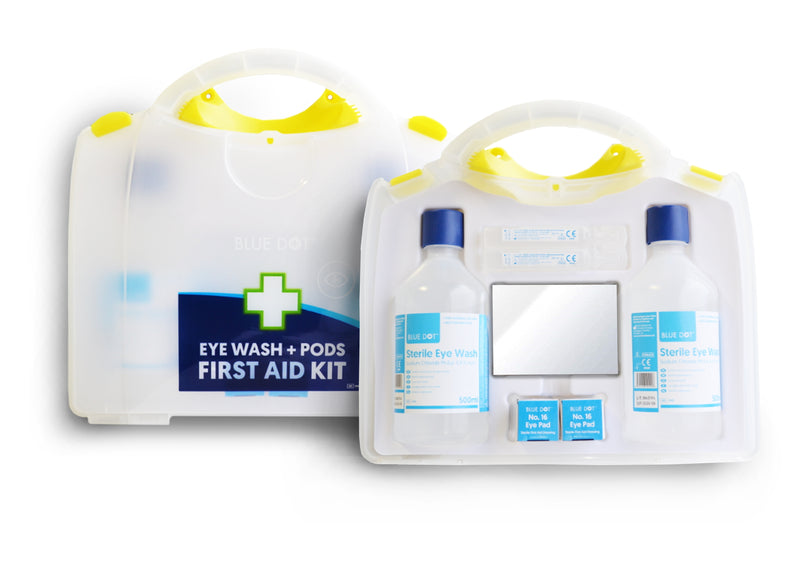 Sterile Eyewash First Aid Kit with 2x500ml Sterile Eyewash