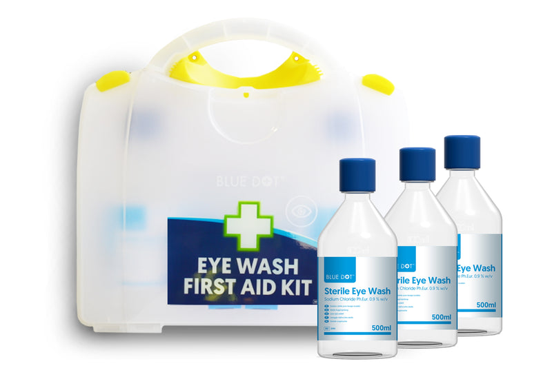 Sterile Eyewash First Aid Kit with 3x500ml Eyewash