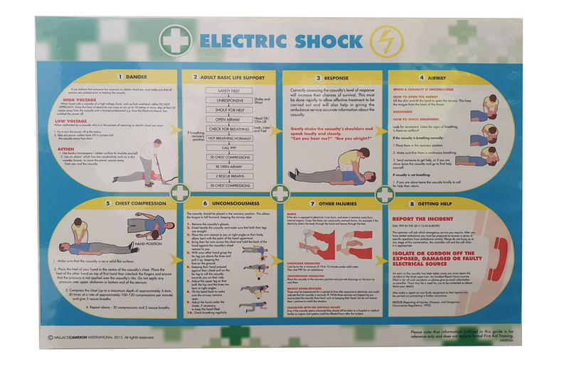 Electric Shock Poster 590mm x 420mm (Each)