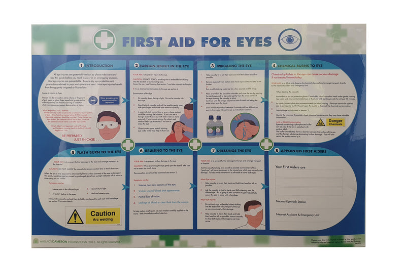 Poster First Aid For Eyes (Each)