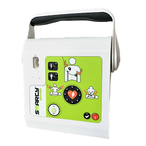 A Fully Automatic Defibrillator Complete with Carry Case. Suitable for medical and non-medical administrators.