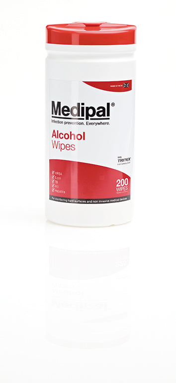 Medipal Alcohol Wipes CANISTER 2 LITRES (Pack 200)