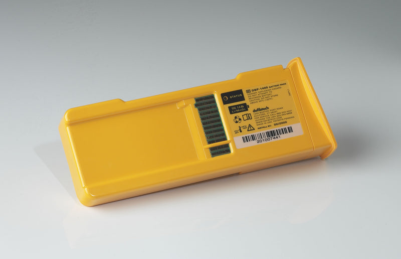 Replacement 7-year battery pack for use with the Defibtech Lifeline range, this pack has a shelf life of approx. 6.5-7 years. 7-year Battery Pack The battery is vital to the performance of the defibrillator. 